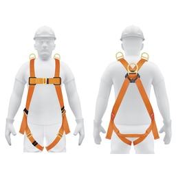 [14433] Arnes de cuerpo completo con 3 anillos, ANSI, Truper