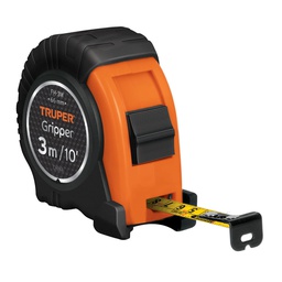 [14577] Flexometro Gripper contra impactos 3 m cinta 13 mm, Truper