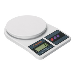 [15161] Bascula digital para cocina, plato de ABS, 5 kg, Truper