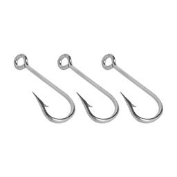 [15456] Blister con 100 anzuelos para pesca # 9, Truper