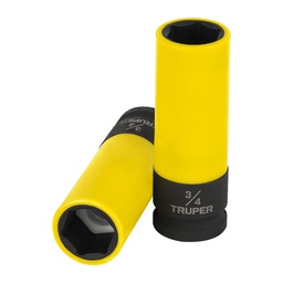 [100927] Dado largo impacto prot. plast. 3/4', 6 puntas, cuadro 1/2'