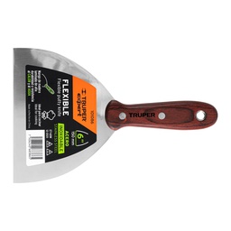 [101086] Espatula 6' acero inoxidable con mango de madera, Expert