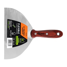 [101087] Espatula 8' acero inoxidable con mango de madera, Expert