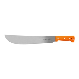 [15883] Machete estandar 14' cacha naranja remachada, Truper