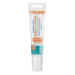 [18567] Sellador translucido para baños y cocinas, 85 g, Truper