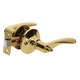 [20033] Cerradura manija 'Milan' baño laton brillante, cil metal