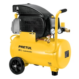 [23065] Compresor de aire, lubricado,horizontal 20L 2½HP 127V Pretul