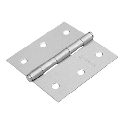 [23687] Bisagra cuadrada 3', cromo mate, cabeza plana, Basic