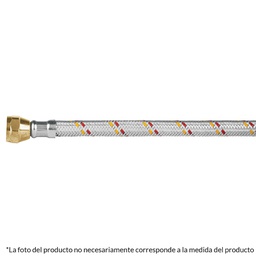 [24063] Manguera para gas, aluminio, 3/8' X 200 cm, Foset Basic