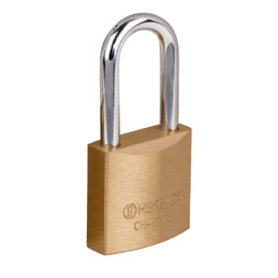 [27074] Candado de hierro color laton 25 mm, largo, blister, Basic