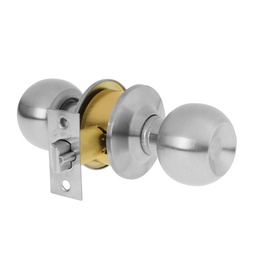 [28050] Cerradura esfera cilindrico, entrada, cromo, blister, Basic