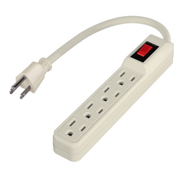 [46181] Multicontacto 16 AWG domestico 4 entradas, Volteck