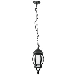 [46343] Arbotante de LED 8 W tipo farol colgante negro, Volteck
