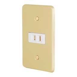 [46387] Placa armada con contacto polarizado, linea Economica