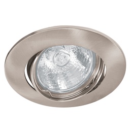 [46616] Luminario redondo satin spot dirigible, lampara no incluida