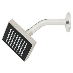 [46738] Regadera cuadrada ABS 4' acabado satin con brazo, Foset