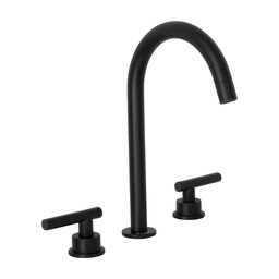 [46758] Mezcladora p/lavabo,taladros separados,palanca,negro,Tubig