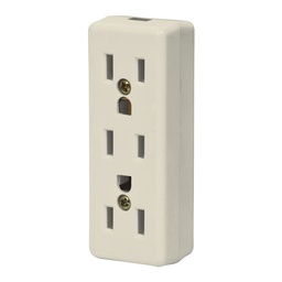 [46813] Multicontacto triple para extension, 2 polos + tierra