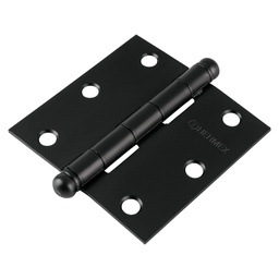 [46919] Bisagra cuadrada 3', acero negro, cabeza redonda, Hermex