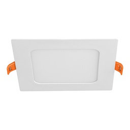 [47406] Luminario ultra delgado LED 6 W empotrar cuadrado luz calida