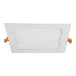 [47407] Luminario ultra delgado LED 12W empotrar cuadrado luz calida