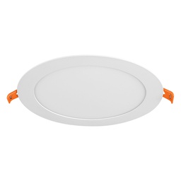 [47410] Luminario ultra delgado LED 12 W empotrar redondo luz calida