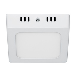 [47442] Luminario LED tipo plafon 6 W, cuadrado, luz de dia, blanco
