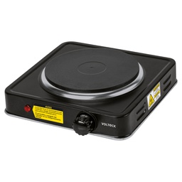 [47554] Parrilla electrica 1 quemador de disco, negra, Volteck