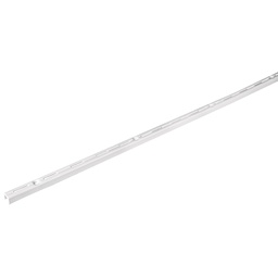 [47710] Cremallera sencilla blanca para mensulas planas, 1m, Fiero