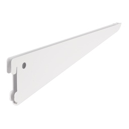 [47714] Mensula plana blanca para cremallera doble, 27cm, Fiero