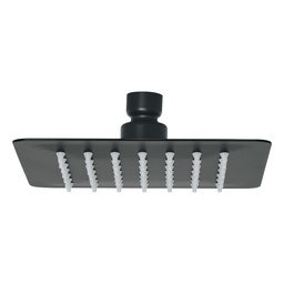 [47749] Regadera cuadrada 6', acero inox, sin brazo, negro, Tubig