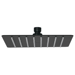 [47751] Regadera cuadrada 8', acero inox, sin brazo, negro, Tubig