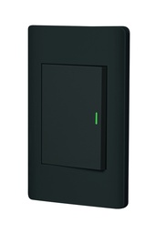 [47895] Placa armada negra 1 interruptor 3 modulos, Lisboa, Volteck