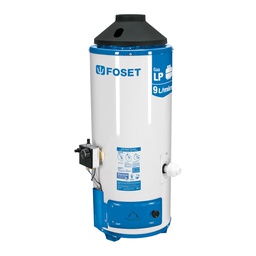 [47922] Calentador de paso, rapida recup, 9L, 2 serv, gas LP, Foset