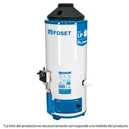 [47924] Calentador de paso, rapida recup, 9L, 2 serv, gas nat, Foset