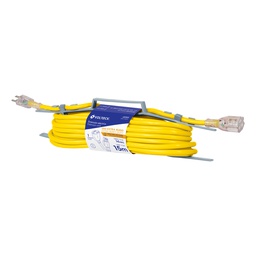 [48068] Extension reforzada aterrizada 15 m 3x14 AWG, Volteck