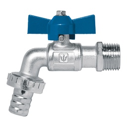 [48308] Llave de esfera c/maneral corto, laton, 130gr, 1/2', Foset