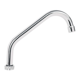 [49375] Cuello corto para mezcladora de fregadero, cromo, Basic