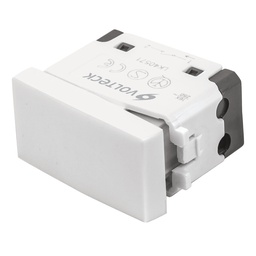 [48322] Interruptor sencillo, linea Oslo, color blanco, Volteck