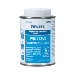 [48378] Limpiador para PVC y CPVC en lata, 250ml, Foset