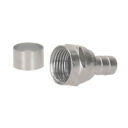 [48479] Bolsa con 4 conectores coaxiales RG 59 tipo campana, Volteck