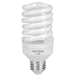 [48506] Lampara espiral mini T2 25 W luz de dia en blister, Volteck