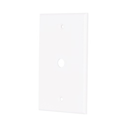 [49711] Placa de ABS pasacable, Standard, blanco, Volteck