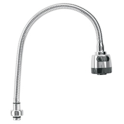 [49821] Cuello flexible para mezcladora de fregadero, cromo, Aqua