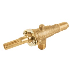 [49977] Valvula horizontal de laton 1/8' para gas LP, sin maneral