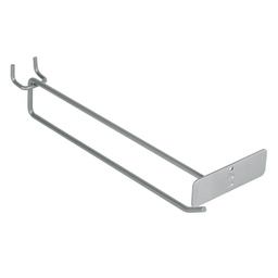 [50156] Gancho recto 9' con portaetiqueta para perfocel y ranurado