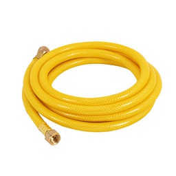 [45012] Manguera para gas, PVC amarilla, 3/8'x3 m, c/conexion, Foset