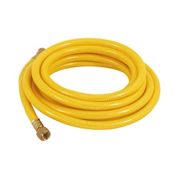 [45014] Manguera para gas, PVC amarilla, 3/8'x5 m, c/conexion, Foset