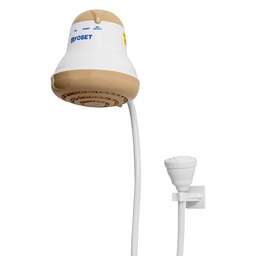[45156] Regadera electrica, 4 temperaturas, 14.5cm, beige, Foset
