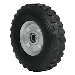 [45485] Rueda de hule solido 8' para diablo, doble balero, Pretul